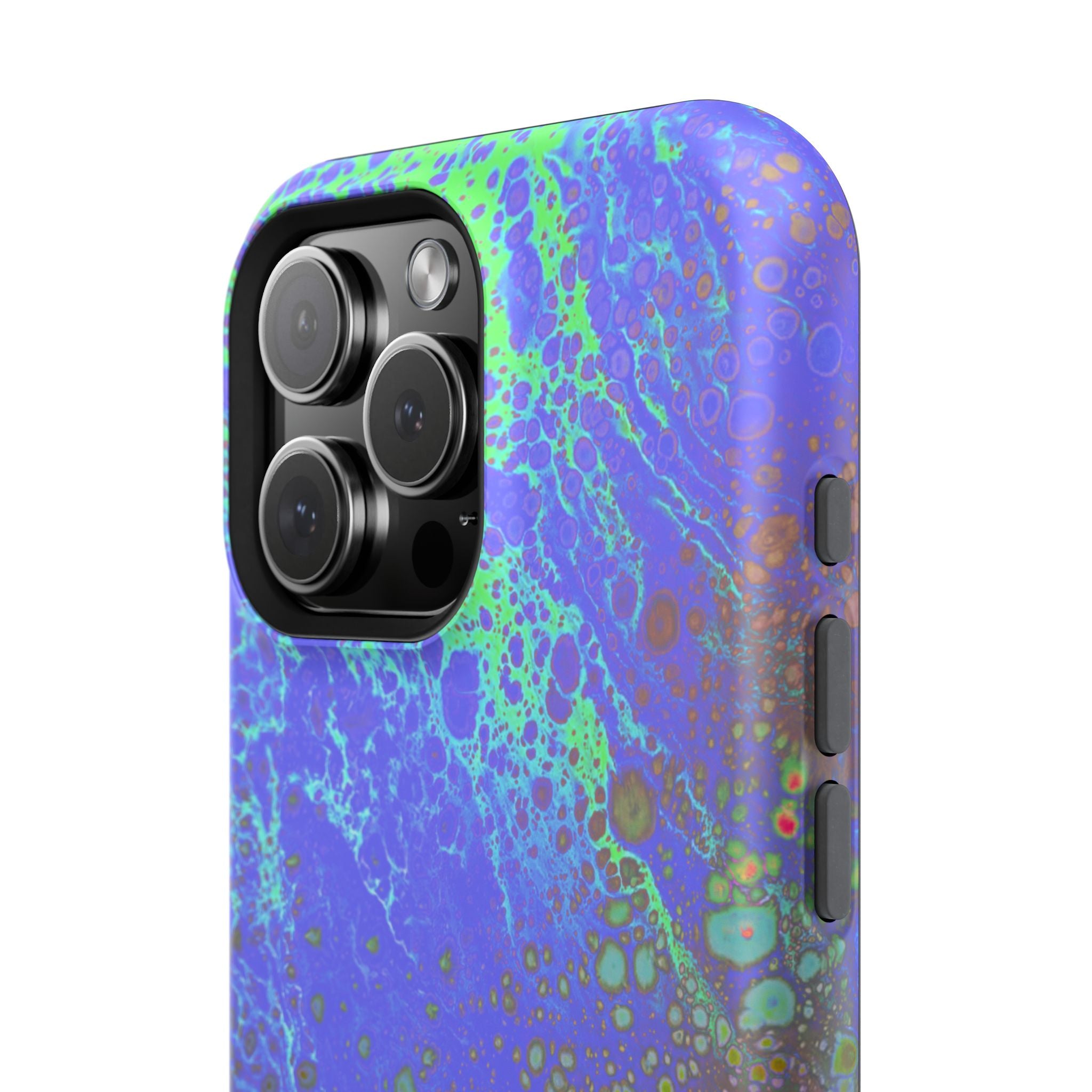 Phantom Core MagSafe iPhone Case – Abstract Art Design, Shockproof for iPhone 14–17 Pro & Pro Max