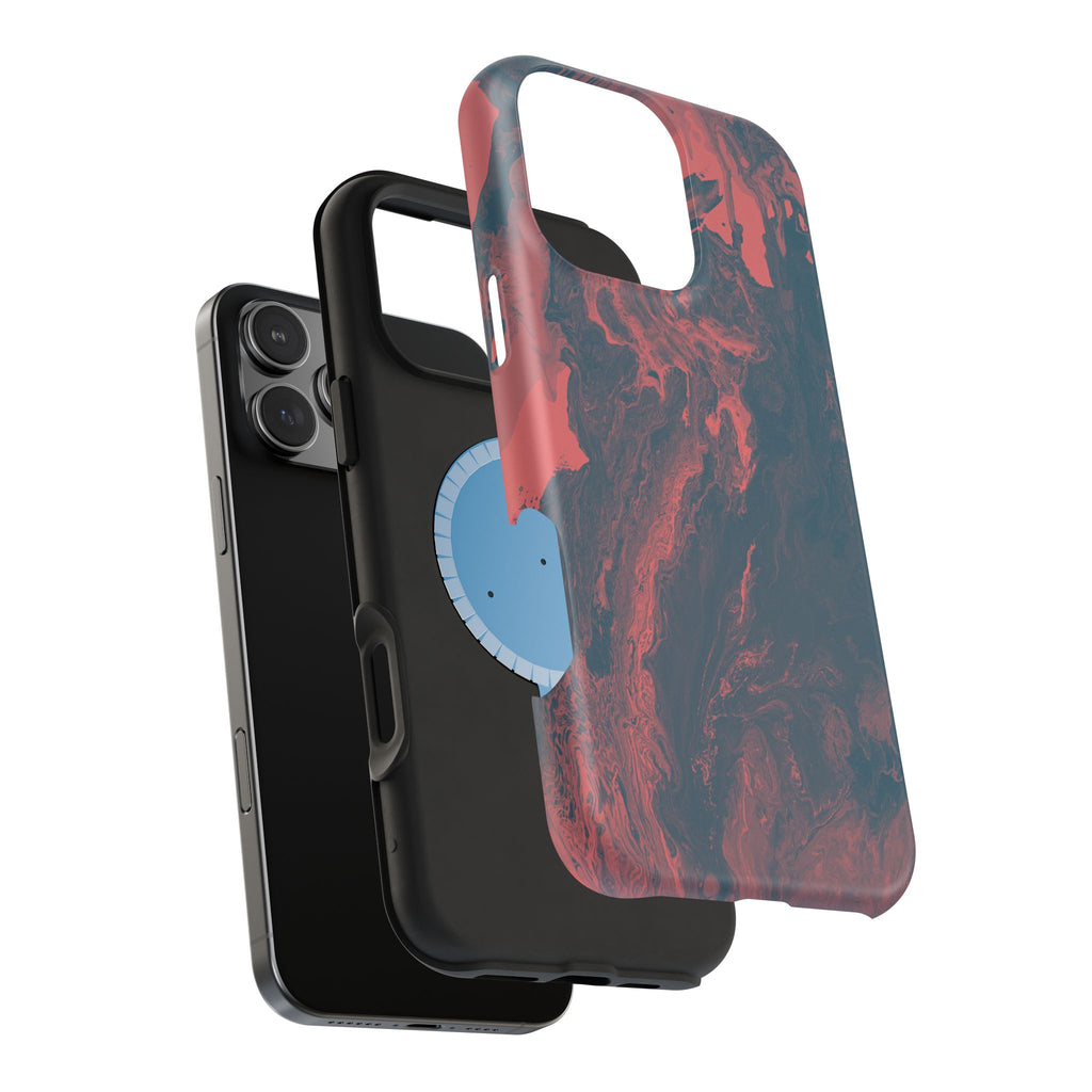 Eclipse Collapse X MagSafe iPhone Case – Abstract Art Design, Shockproof for iPhone 14–17 Pro & Pro Max