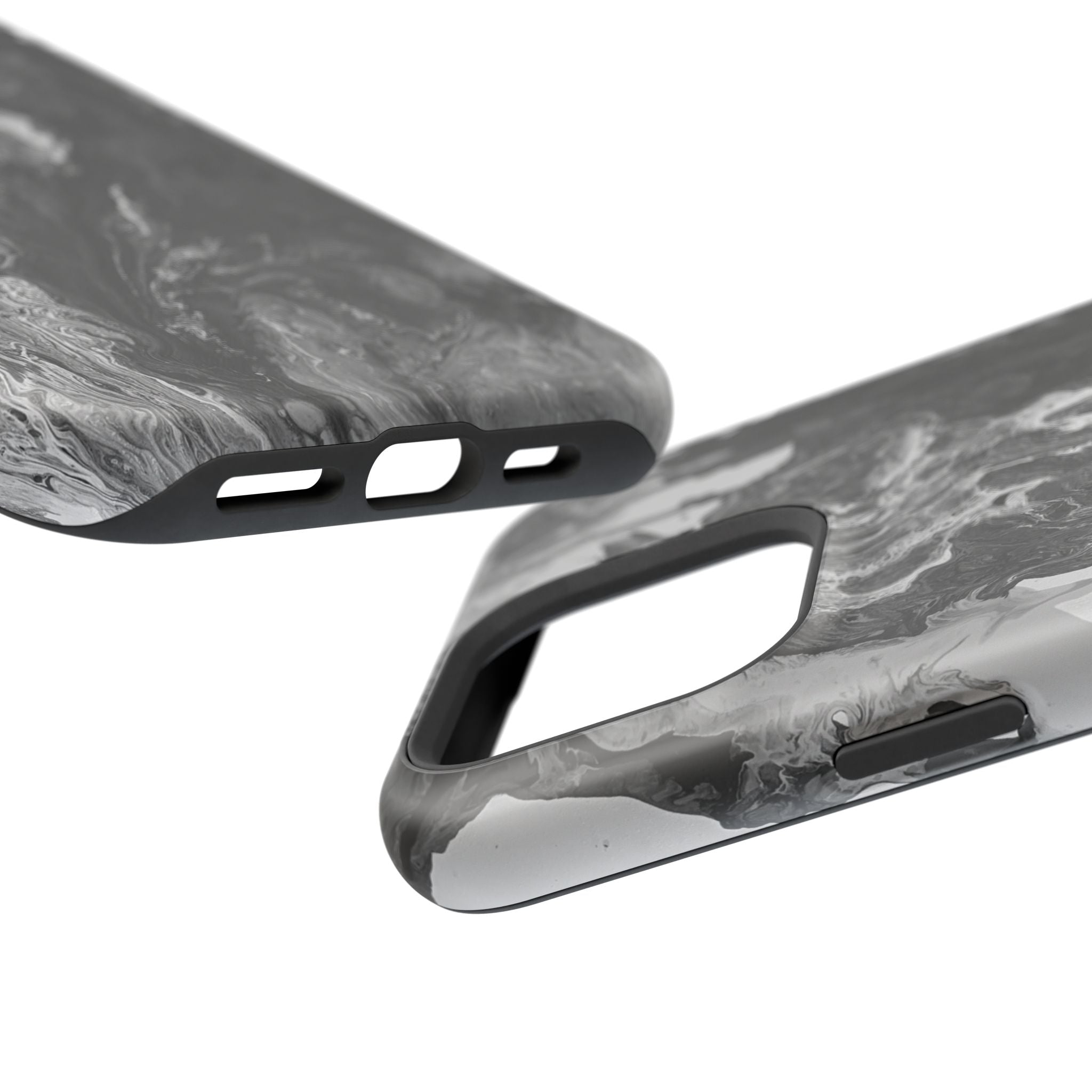 Noir Core X MagSafe iPhone Case – Abstract Art Design, Shockproof for iPhone 14–17 Pro & Pro Max