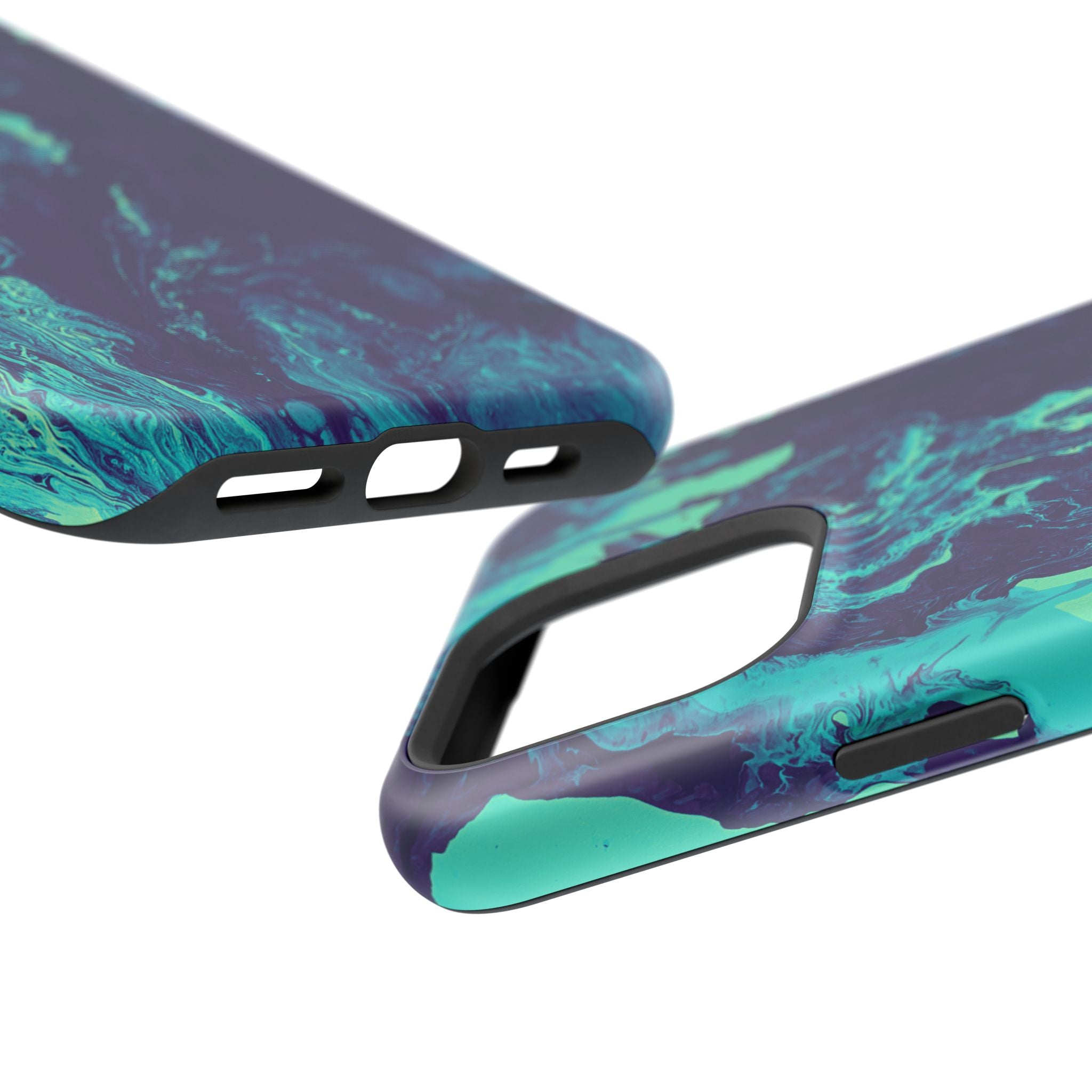 Ocean Collapse X MagSafe iPhone Case – Abstract Art Design, Shockproof for iPhone 14–17 Pro & Pro Max