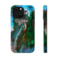 Aqua Reactor X MagSafe iPhone Case – Abstract Art Design, Shockproof for iPhone 14–17 Pro & Pro Max