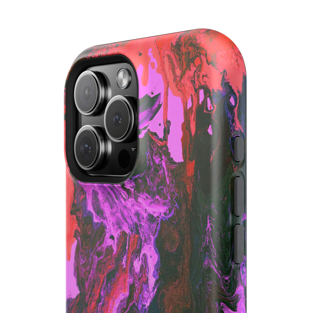 Petal Overdrive X MagSafe iPhone Case – Abstract Art Design, Shockproof for iPhone 14–17 Pro & Pro Max