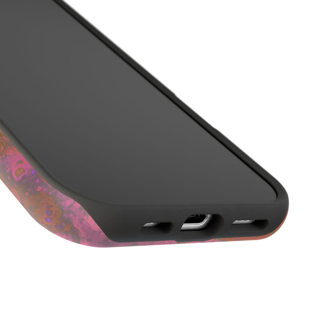 Hypernova Flow MagSafe iPhone Case – Abstract Art Design, Shockproof for iPhone 14–17 Pro & Pro Max