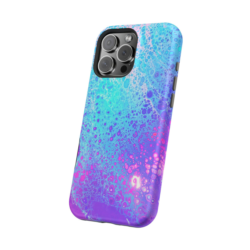 Polar Surge MagSafe iPhone Case – Abstract Art Design, Shockproof for iPhone 14–17 Pro & Pro Max