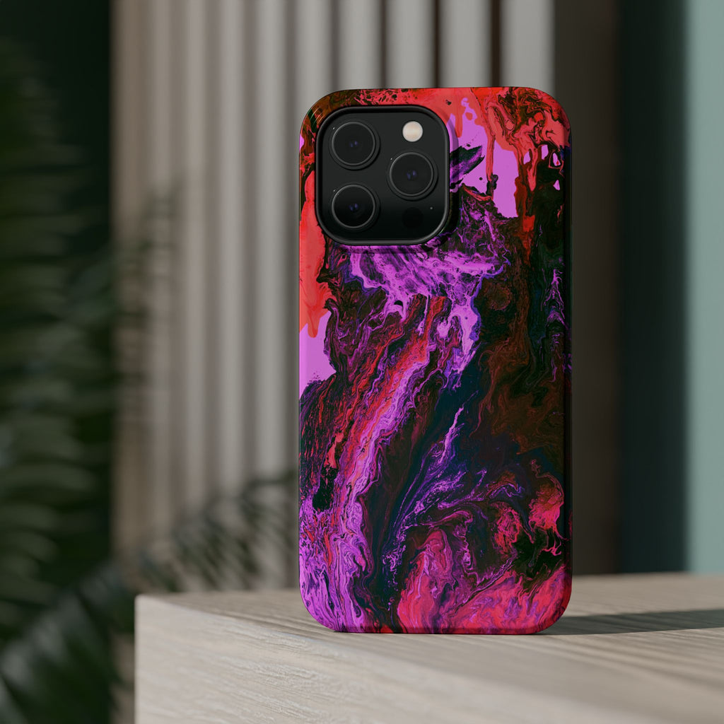 Petal Overdrive X MagSafe iPhone Case – Abstract Art Design, Shockproof for iPhone 14–17 Pro & Pro Max