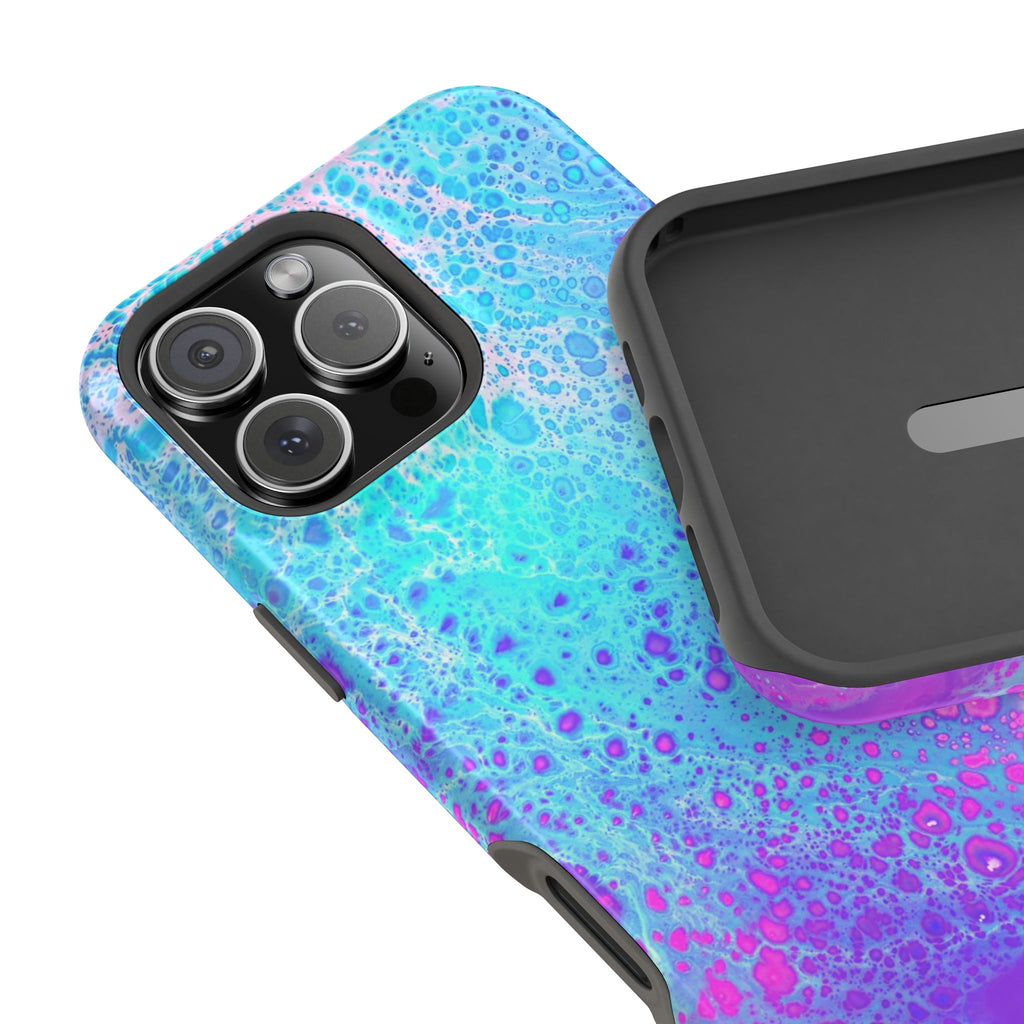 Polar Surge MagSafe iPhone Case – Abstract Art Design, Shockproof for iPhone 14–17 Pro & Pro Max