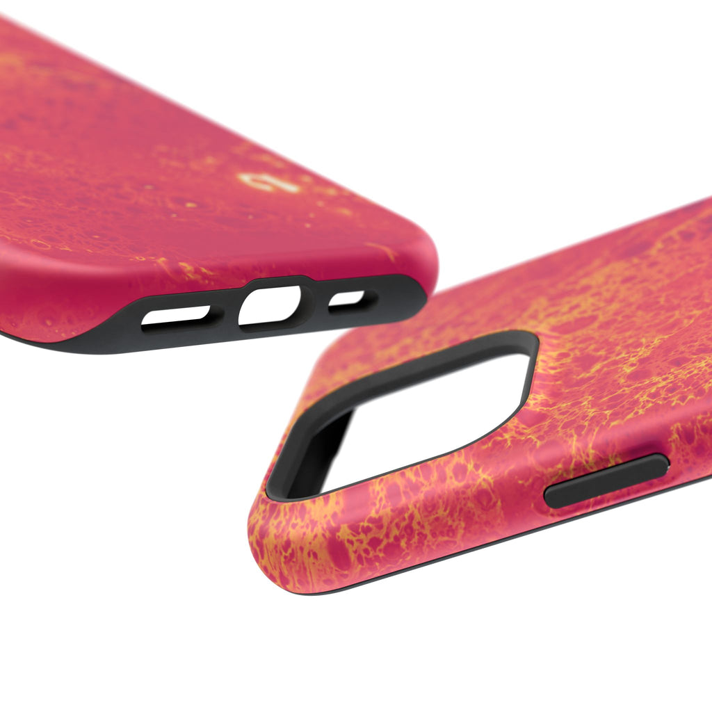 Solar Bloom MagSafe iPhone Case – Abstract Art Design, Shockproof for iPhone 14–17 Pro & Pro Max
