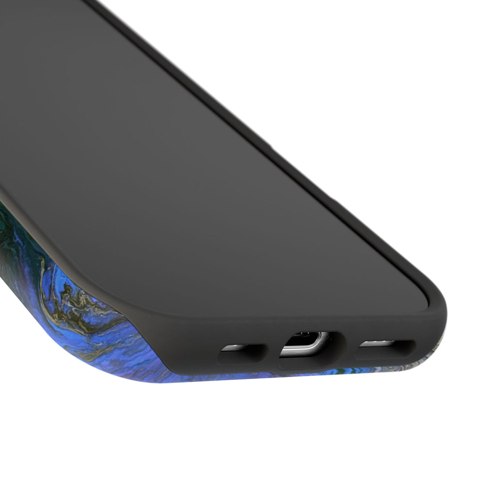 Liquid Depth X MagSafe iPhone Case – Abstract Art Design, Shockproof for iPhone 14–17 Pro & Pro Max