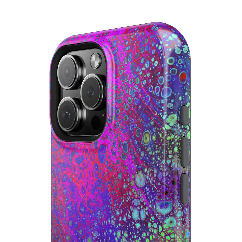 Infinity Reactor X MagSafe iPhone Case – Abstract Art Design, Shockproof for iPhone 14–17 Pro & Pro Max