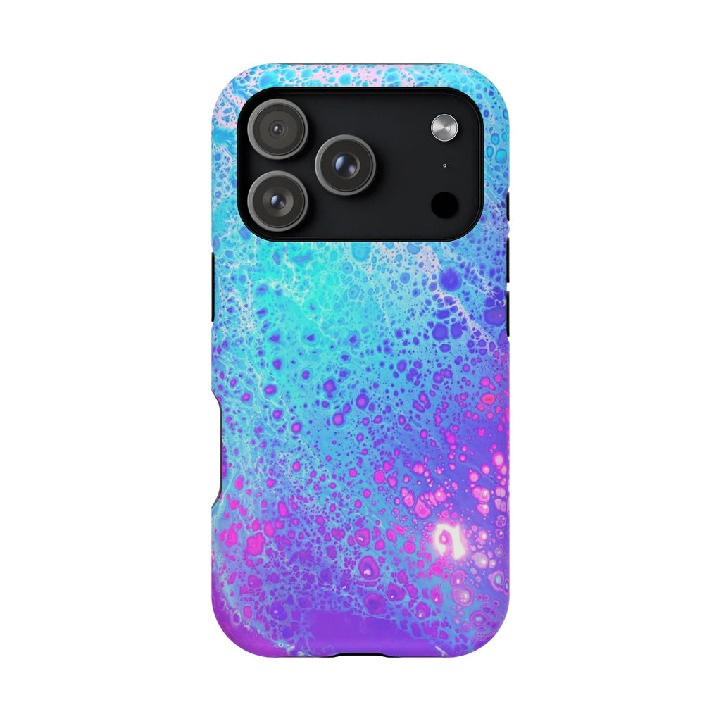 Polar Surge MagSafe iPhone Case – Abstract Art Design, Shockproof for iPhone 14–17 Pro & Pro Max