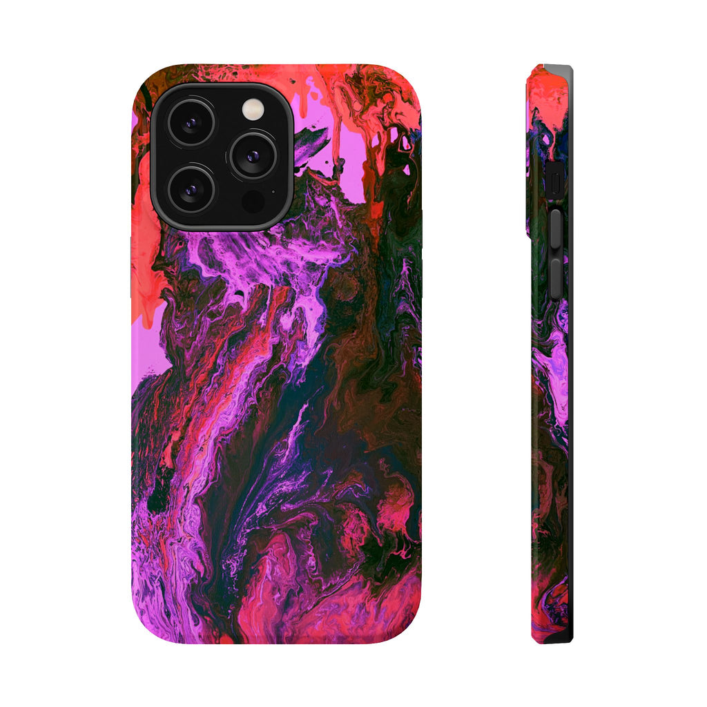 Petal Overdrive X MagSafe iPhone Case – Abstract Art Design, Shockproof for iPhone 14–17 Pro & Pro Max