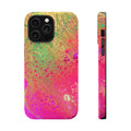 Plasma Petals MagSafe iPhone Case – Abstract Art Design, Shockproof for iPhone 14–17 Pro & Pro Max
