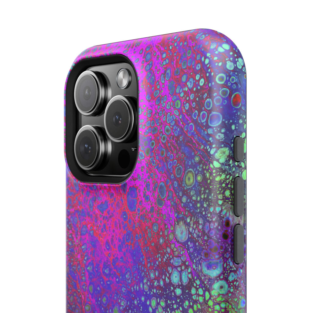 Infinity Reactor X MagSafe iPhone Case – Abstract Art Design, Shockproof for iPhone 14–17 Pro & Pro Max