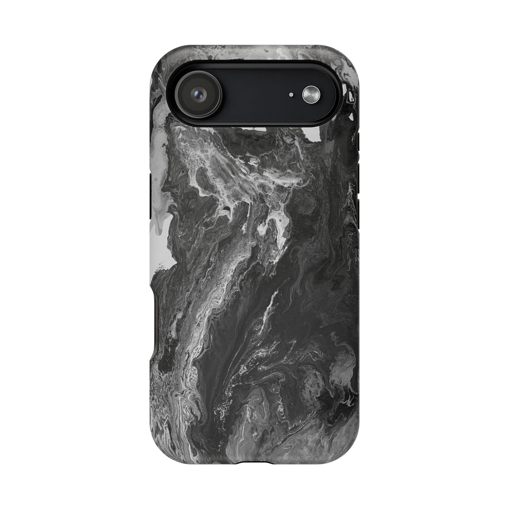 Noir Core X MagSafe iPhone Case – Abstract Art Design, Shockproof for iPhone 14–17 Pro & Pro Max