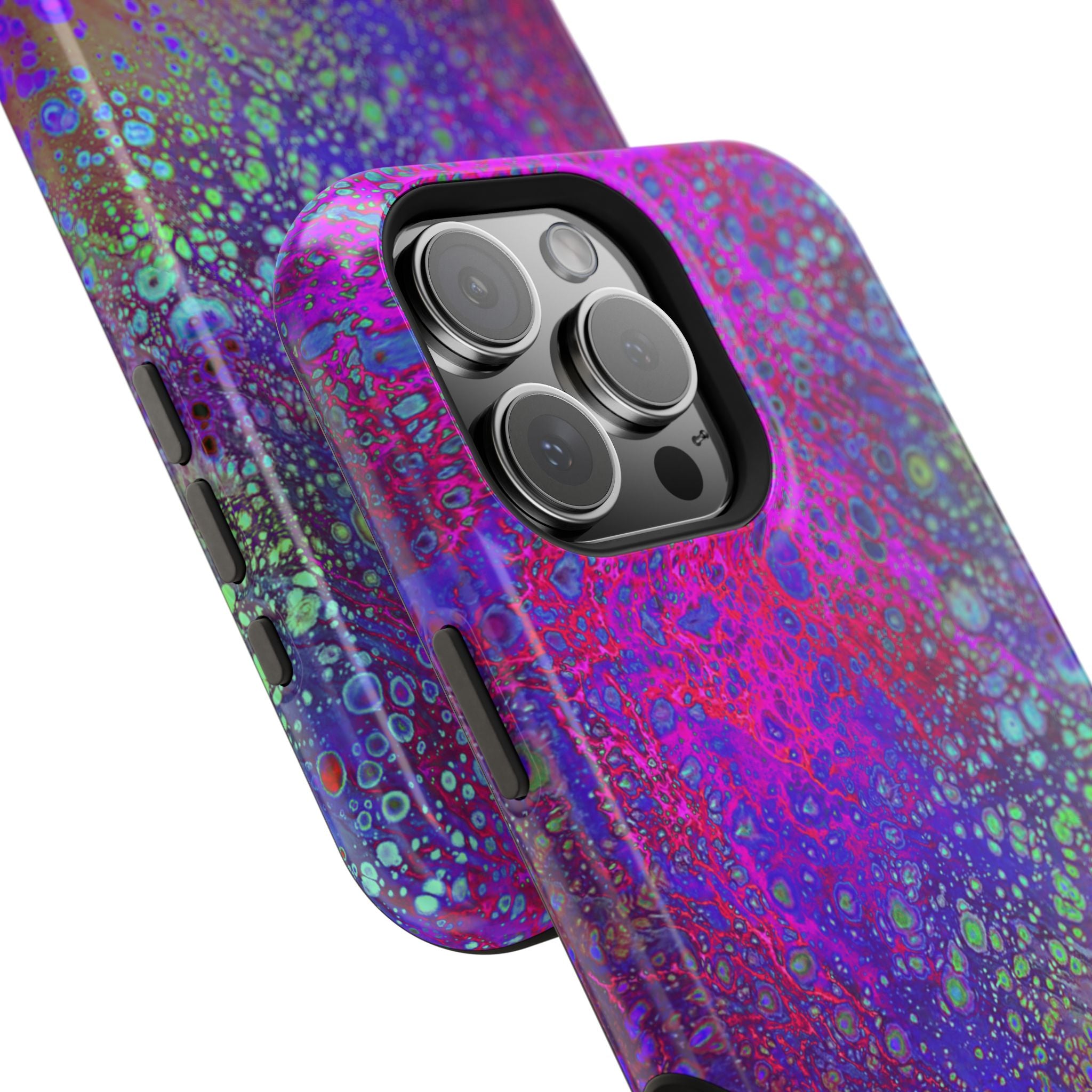 Infinity Reactor X MagSafe iPhone Case – Abstract Art Design, Shockproof for iPhone 14–17 Pro & Pro Max
