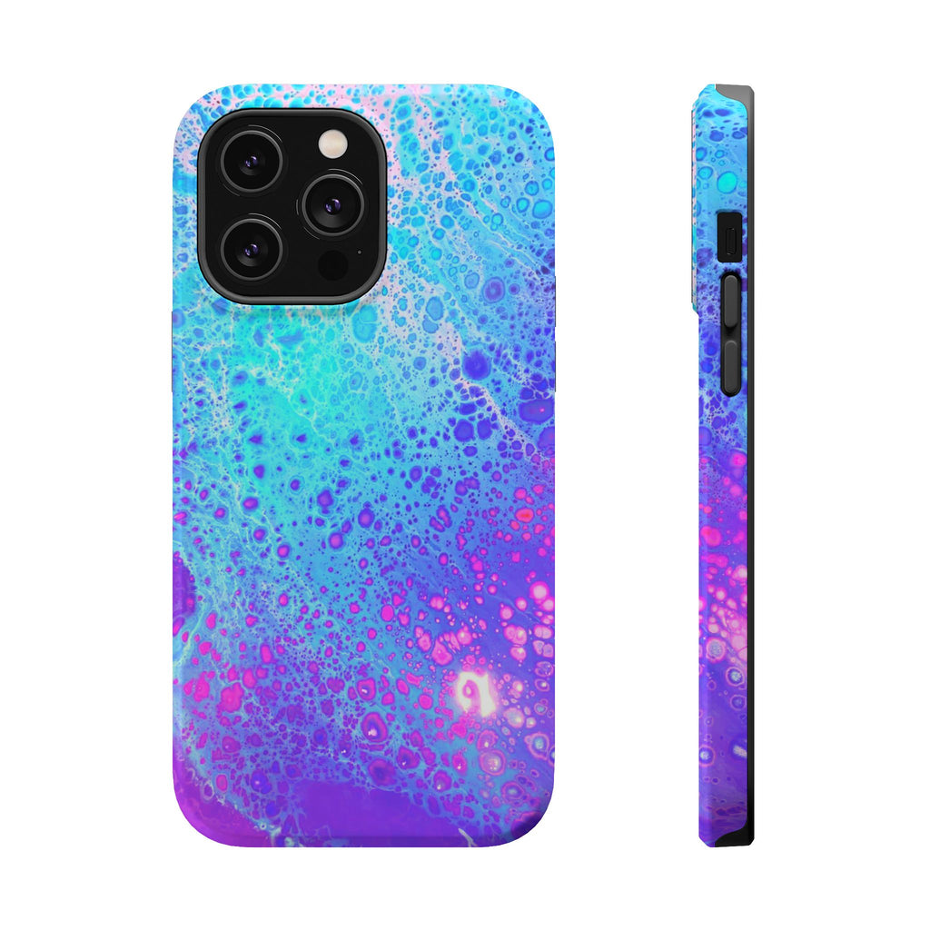 Polar Surge MagSafe iPhone Case – Abstract Art Design, Shockproof for iPhone 14–17 Pro & Pro Max