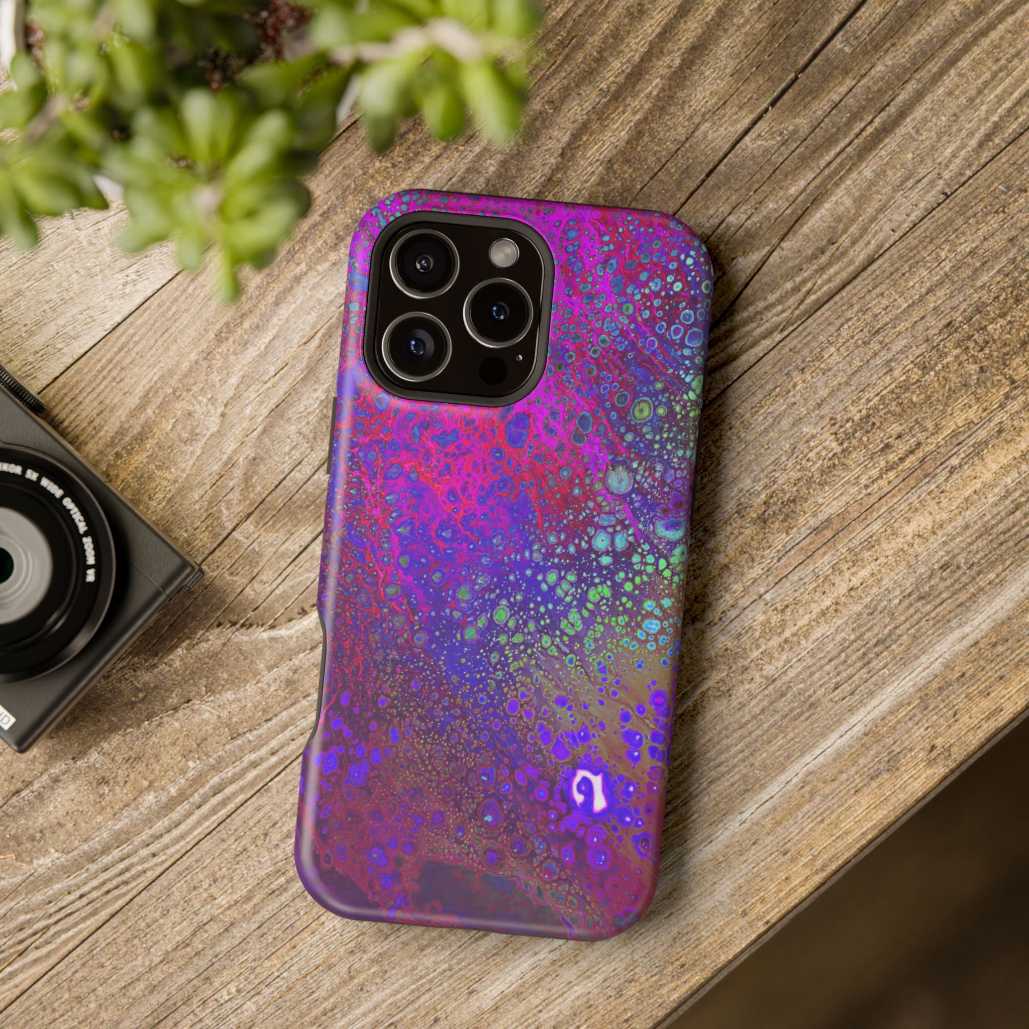 Infinity Reactor X MagSafe iPhone Case – Abstract Art Design, Shockproof for iPhone 14–17 Pro & Pro Max