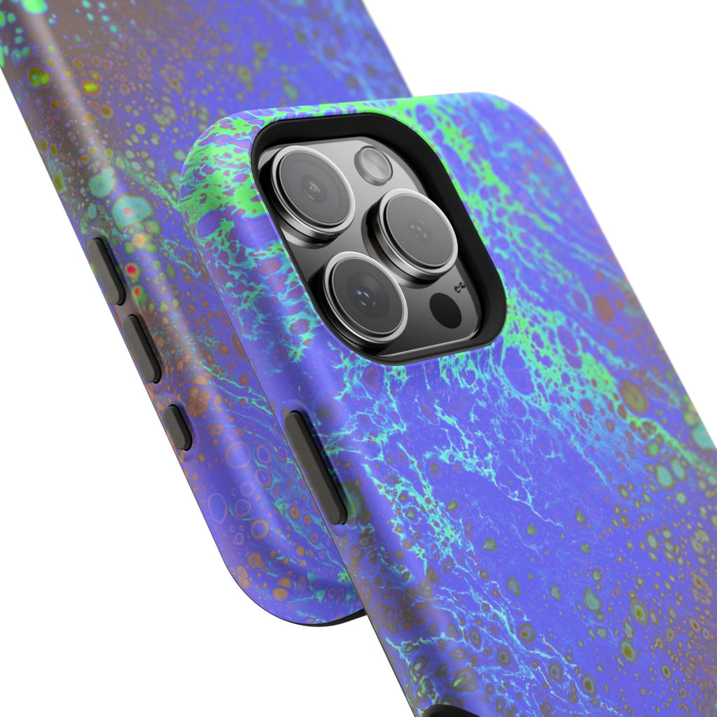 Phantom Core MagSafe iPhone Case – Abstract Art Design, Shockproof for iPhone 14–17 Pro & Pro Max