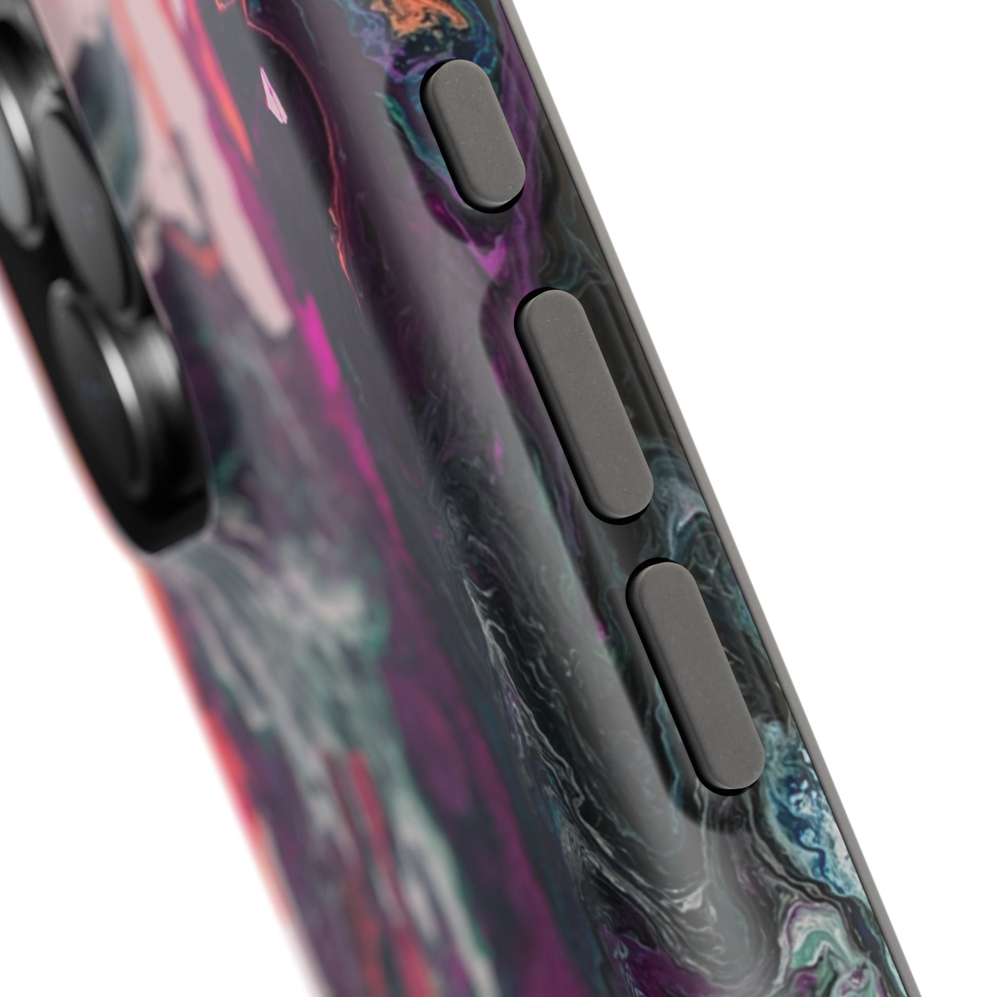 Colorwave Distortion X MagSafe iPhone Case – Abstract Art Design, Shockproof for iPhone 14–17 Pro & Pro Max