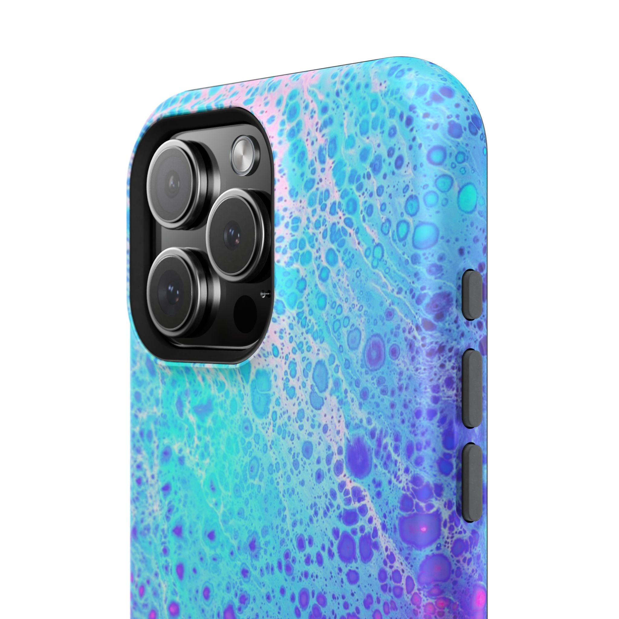 Polar Surge MagSafe iPhone Case – Abstract Art Design, Shockproof for iPhone 14–17 Pro & Pro Max