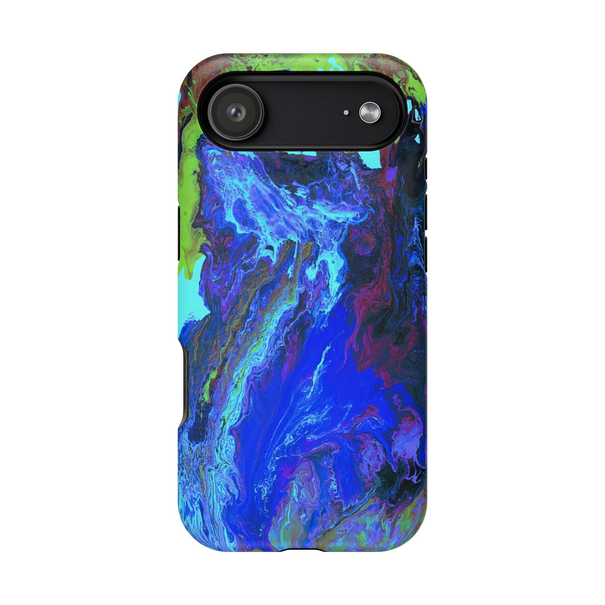 Glacial Core X MagSafe iPhone Case – Abstract Art Design, Shockproof for iPhone 14–17 Pro & Pro Max