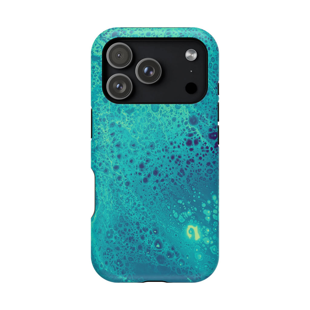 Deepwave Collapse MagSafe iPhone Case – Abstract Art Design, Shockproof for iPhone 14–17 Pro & Pro Max
