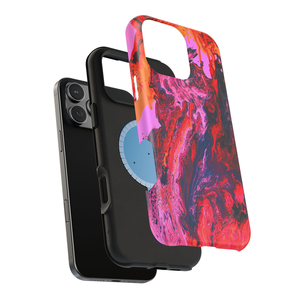 Ignition Core X MagSafe iPhone Case – Abstract Art Design, Shockproof for iPhone 14–17 Pro & Pro Max