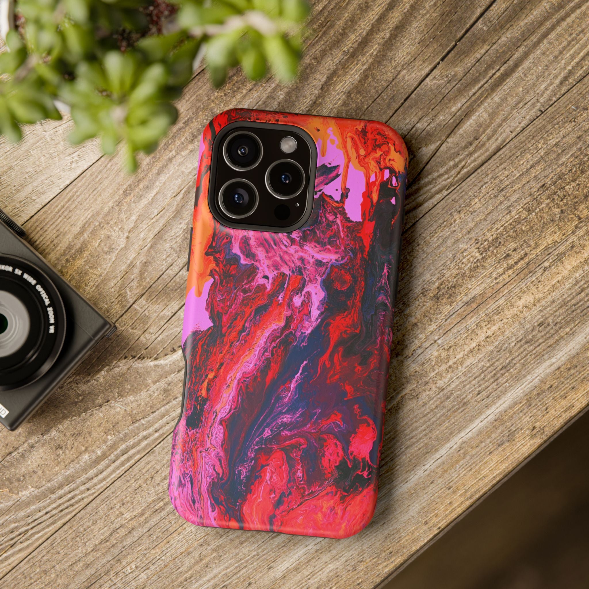 Ignition Core X MagSafe iPhone Case – Abstract Art Design, Shockproof for iPhone 14–17 Pro & Pro Max