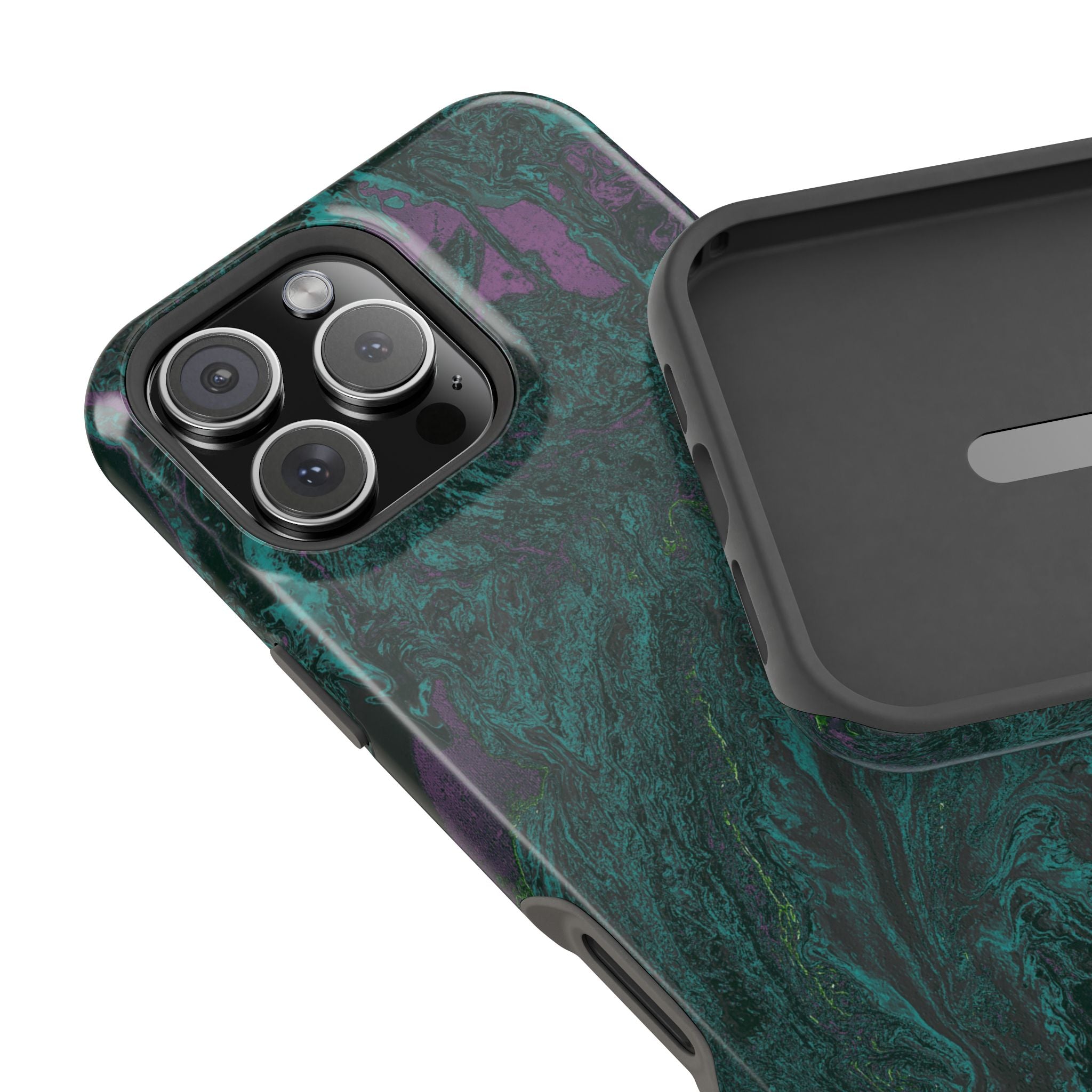 Void Overdrive X MagSafe iPhone Case – Abstract Art Design, Shockproof for iPhone 14–17 Pro & Pro Max
