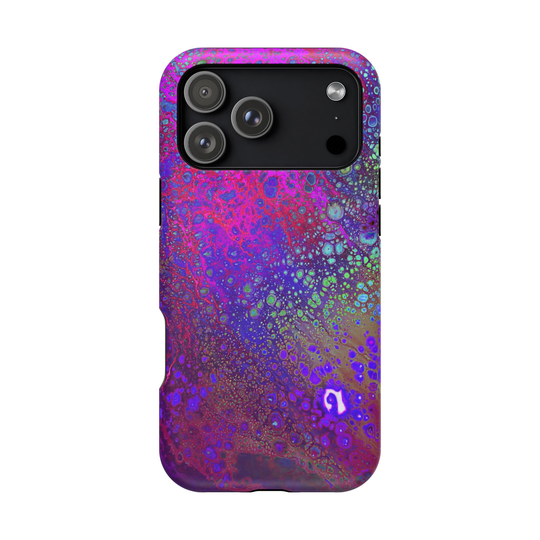 Infinity Reactor X MagSafe iPhone Case – Abstract Art Design, Shockproof for iPhone 14–17 Pro & Pro Max