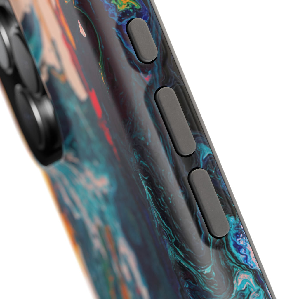 Deepcore Flow X MagSafe iPhone Case – Abstract Art Design, Shockproof for iPhone 14–17 Pro & Pro Max