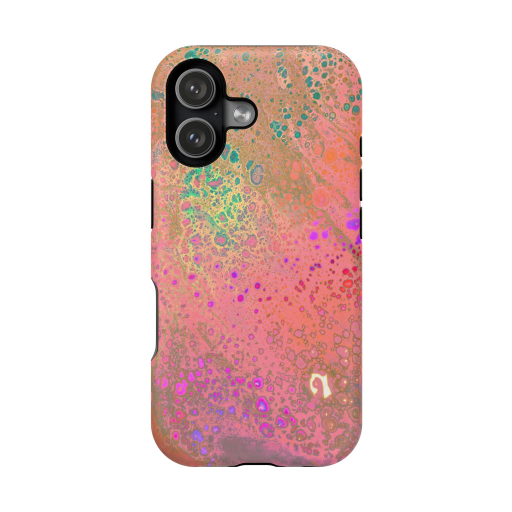 Hypernova Flow MagSafe iPhone Case – Abstract Art Design, Shockproof for iPhone 14–17 Pro & Pro Max