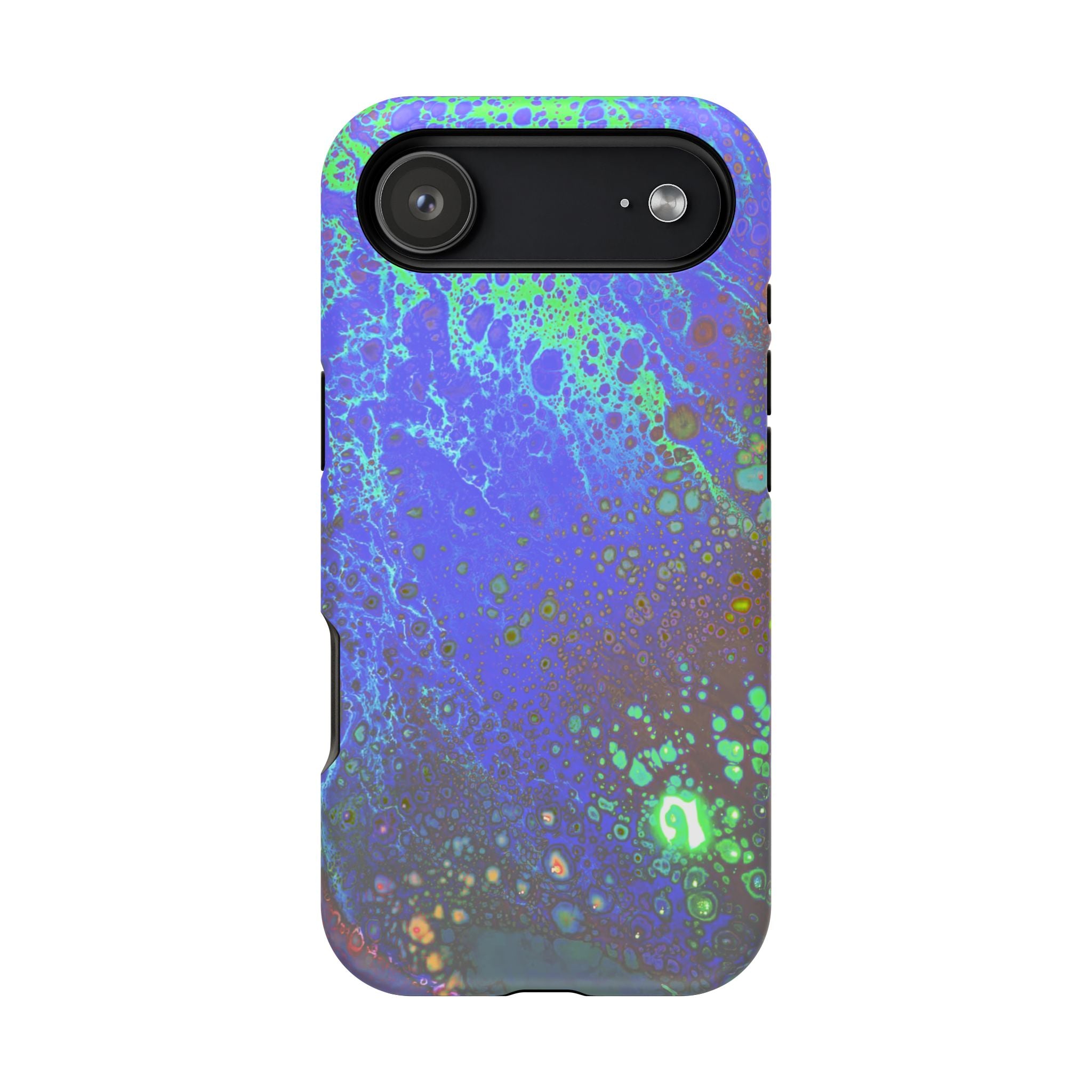 Phantom Core MagSafe iPhone Case – Abstract Art Design, Shockproof for iPhone 14–17 Pro & Pro Max