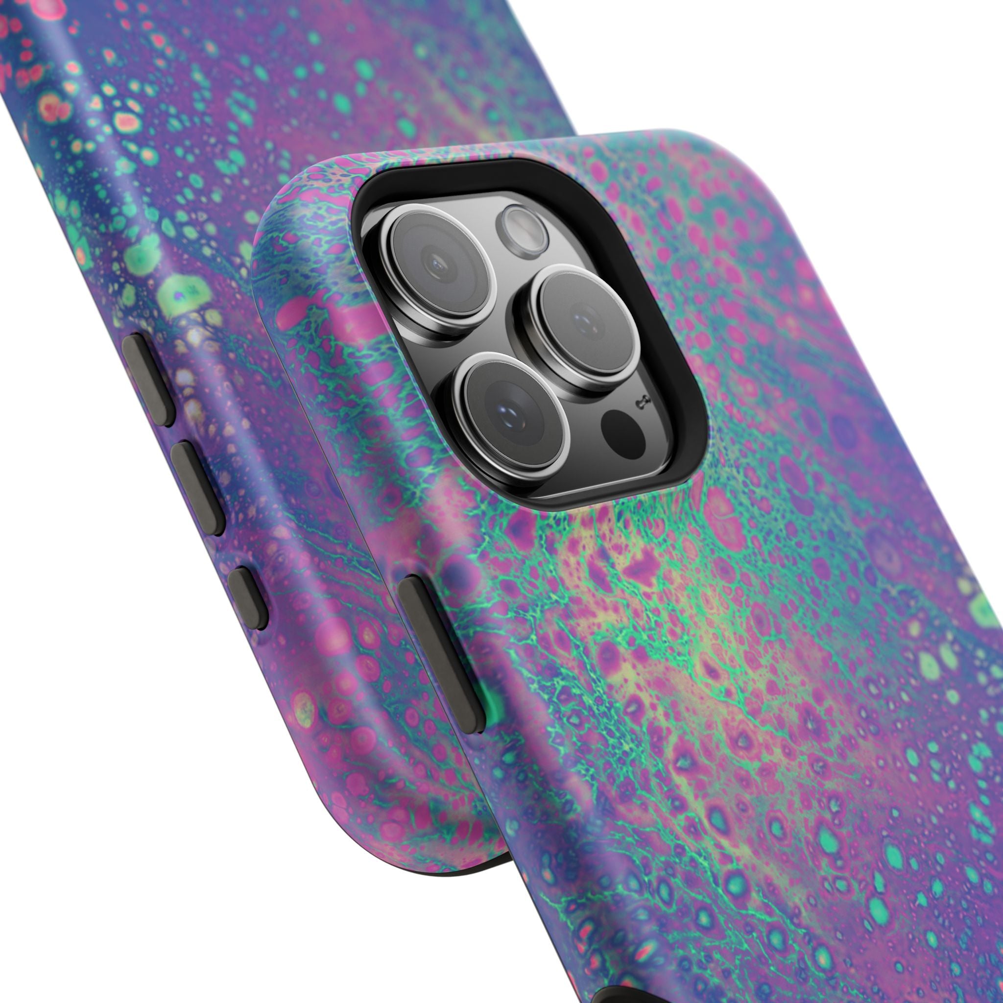 Universe Surge MagSafe iPhone Case – Abstract Art Design, Shockproof for iPhone 14–17 Pro & Pro Max