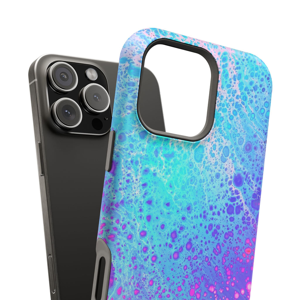 Polar Surge MagSafe iPhone Case – Abstract Art Design, Shockproof for iPhone 14–17 Pro & Pro Max