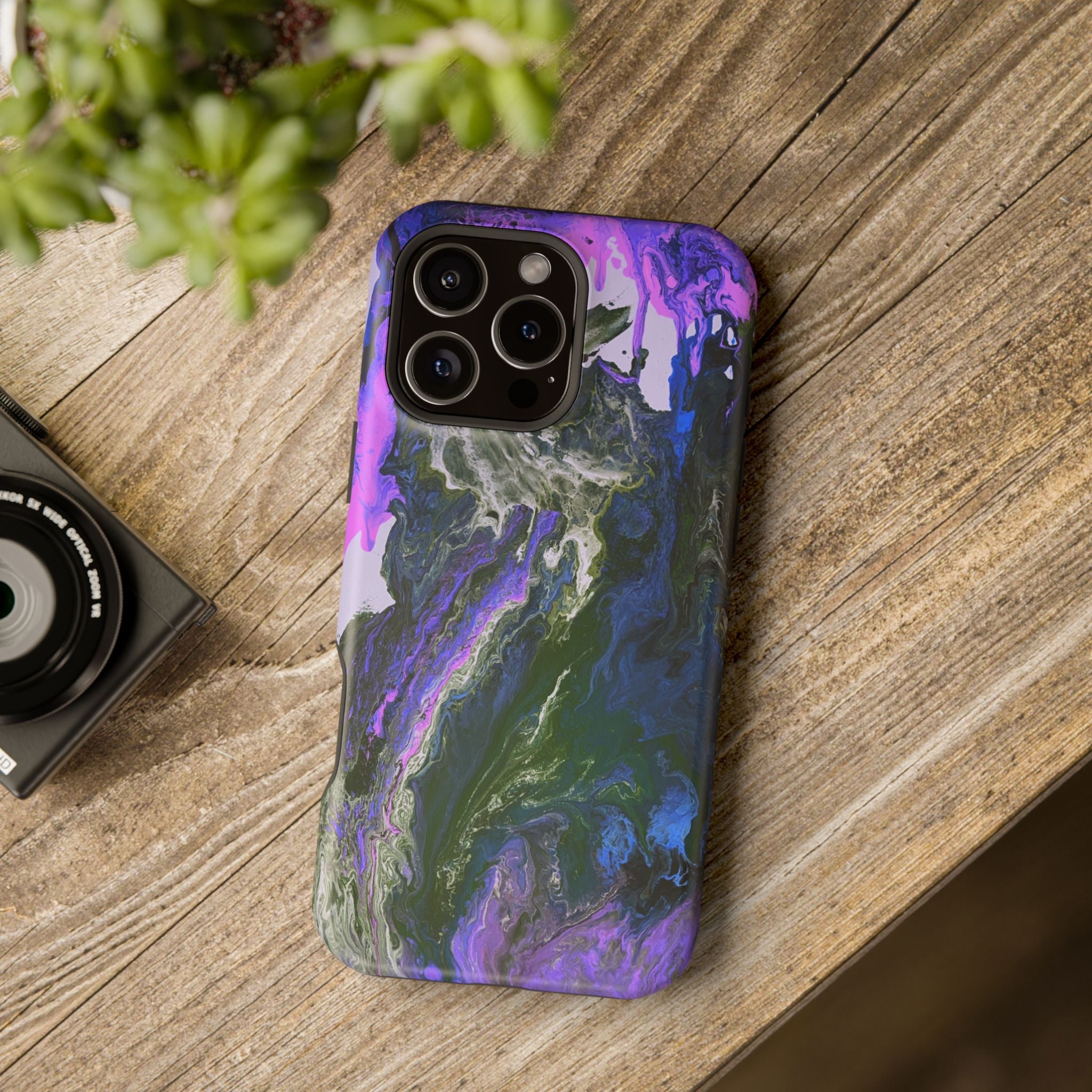 Astro Core X MagSafe iPhone Case – Abstract Art Design, Shockproof for iPhone 14–17 Pro & Pro Max