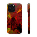 Photon Bloom MagSafe iPhone Case – Abstract Art Design, Shockproof for iPhone 14–17 Pro & Pro Max