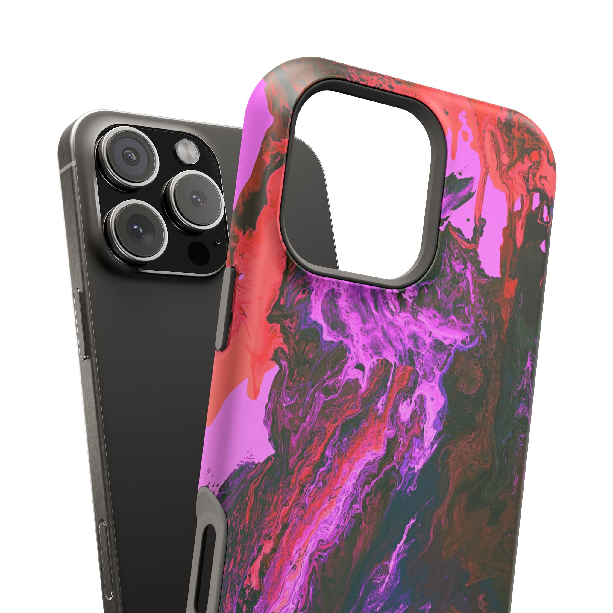Petal Overdrive X MagSafe iPhone Case – Abstract Art Design, Shockproof for iPhone 14–17 Pro & Pro Max