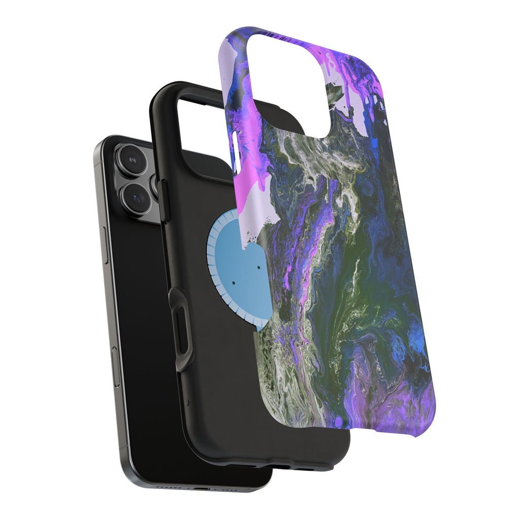 Astro Core X MagSafe iPhone Case – Abstract Art Design, Shockproof for iPhone 14–17 Pro & Pro Max