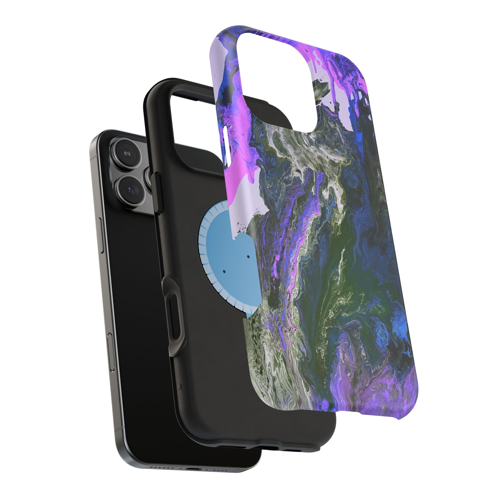 Astro Core X MagSafe iPhone Case – Abstract Art Design, Shockproof for iPhone 14–17 Pro & Pro Max