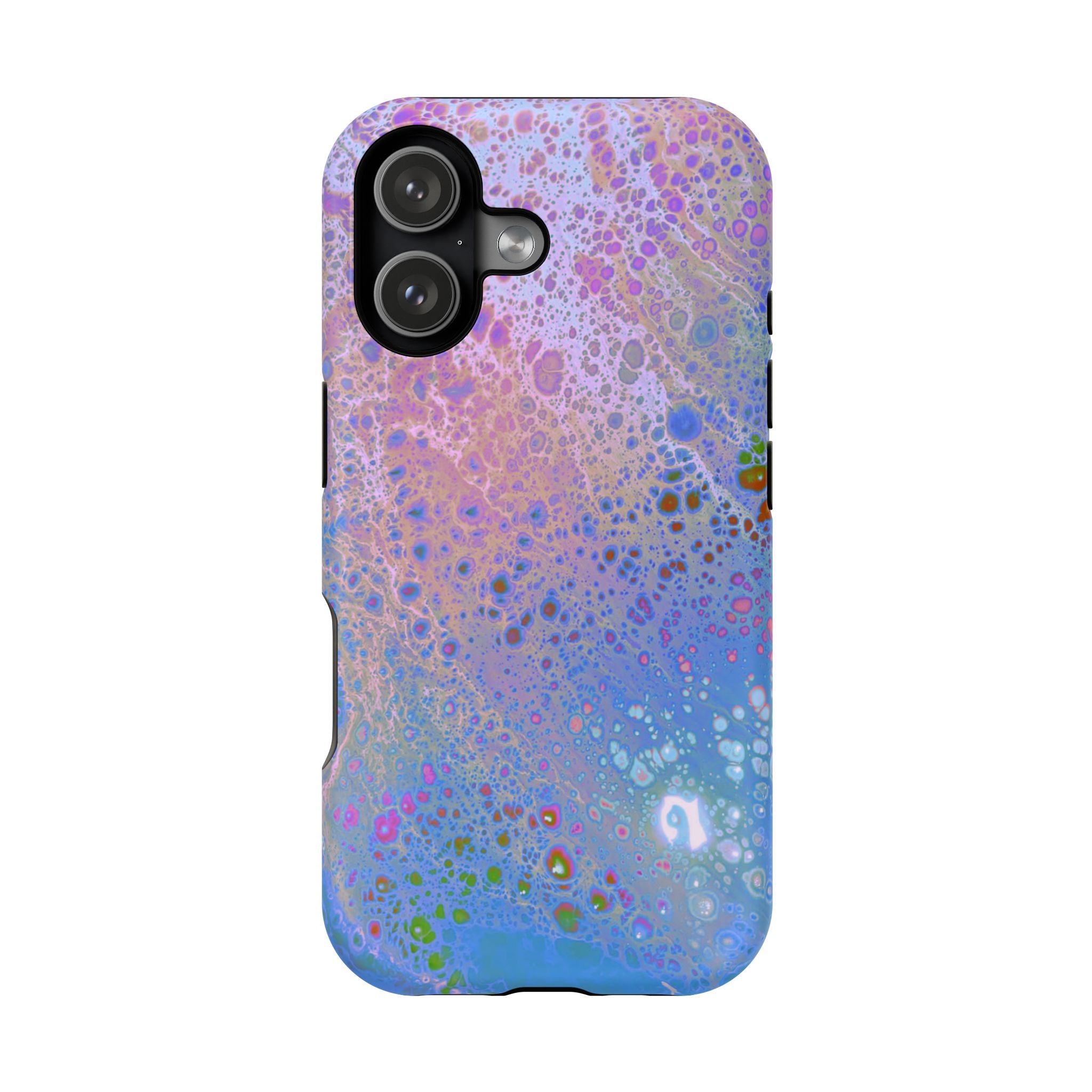 Frozen Vein MagSafe iPhone Case – Abstract Art Design, Shockproof for iPhone 14–17 Pro & Pro Max
