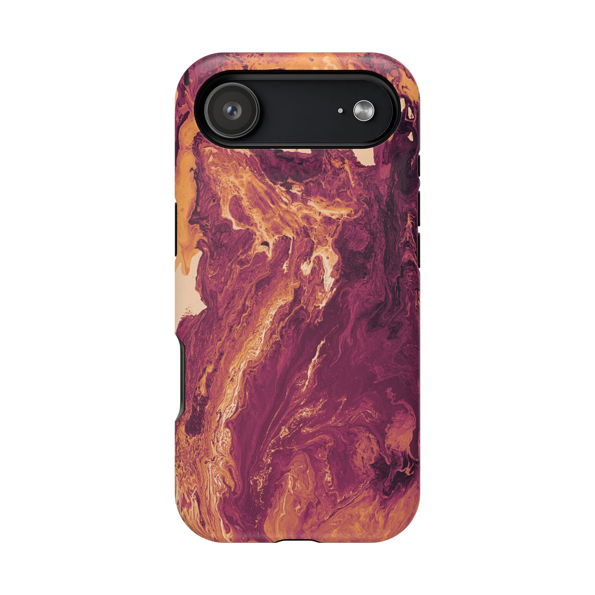 Sunburst Collapse X MagSafe iPhone Case – Abstract Art Design, Shockproof for iPhone 14–17 Pro & Pro Max