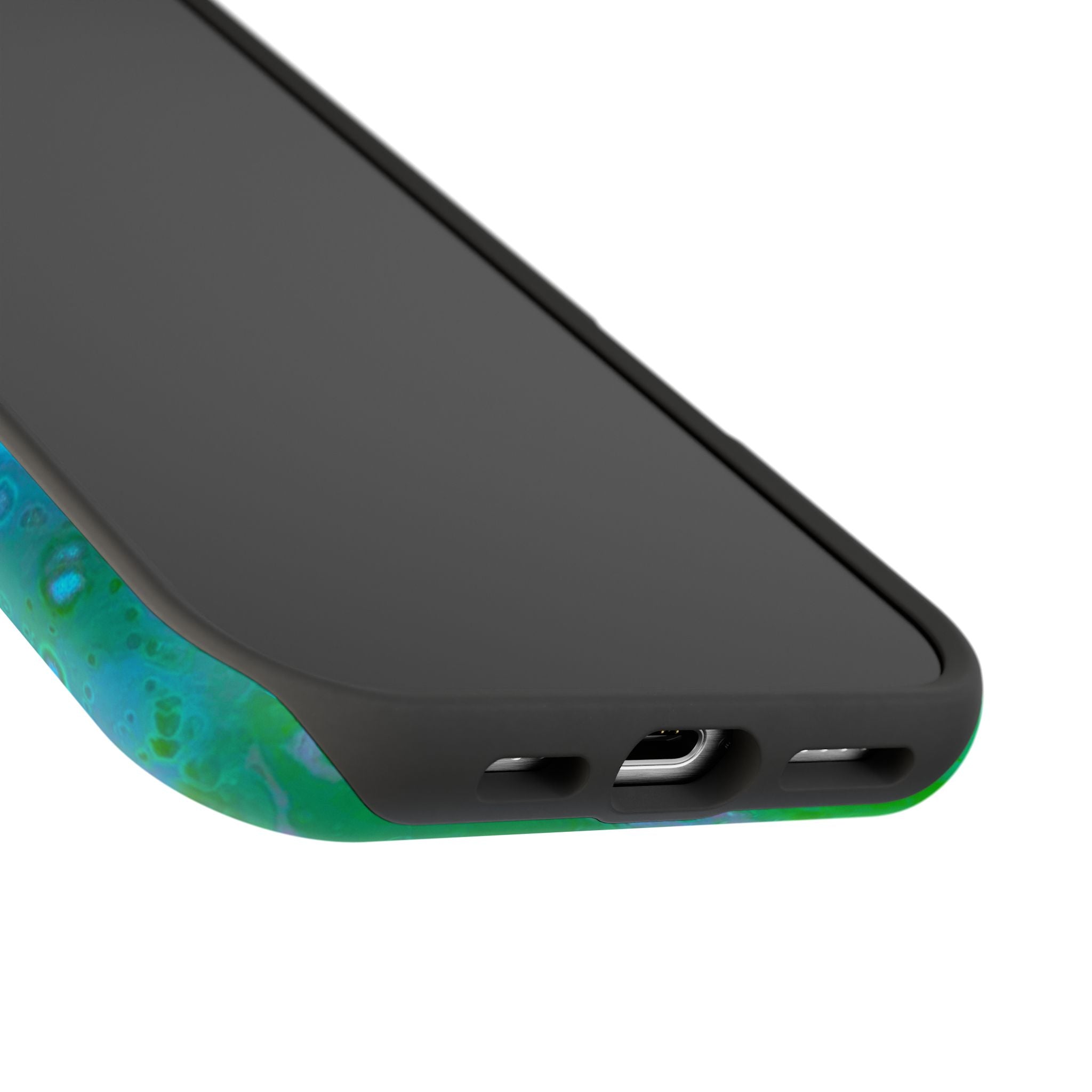 Whisper Flow MagSafe iPhone Case – Abstract Art Design, Shockproof for iPhone 14–17 Pro & Pro Max