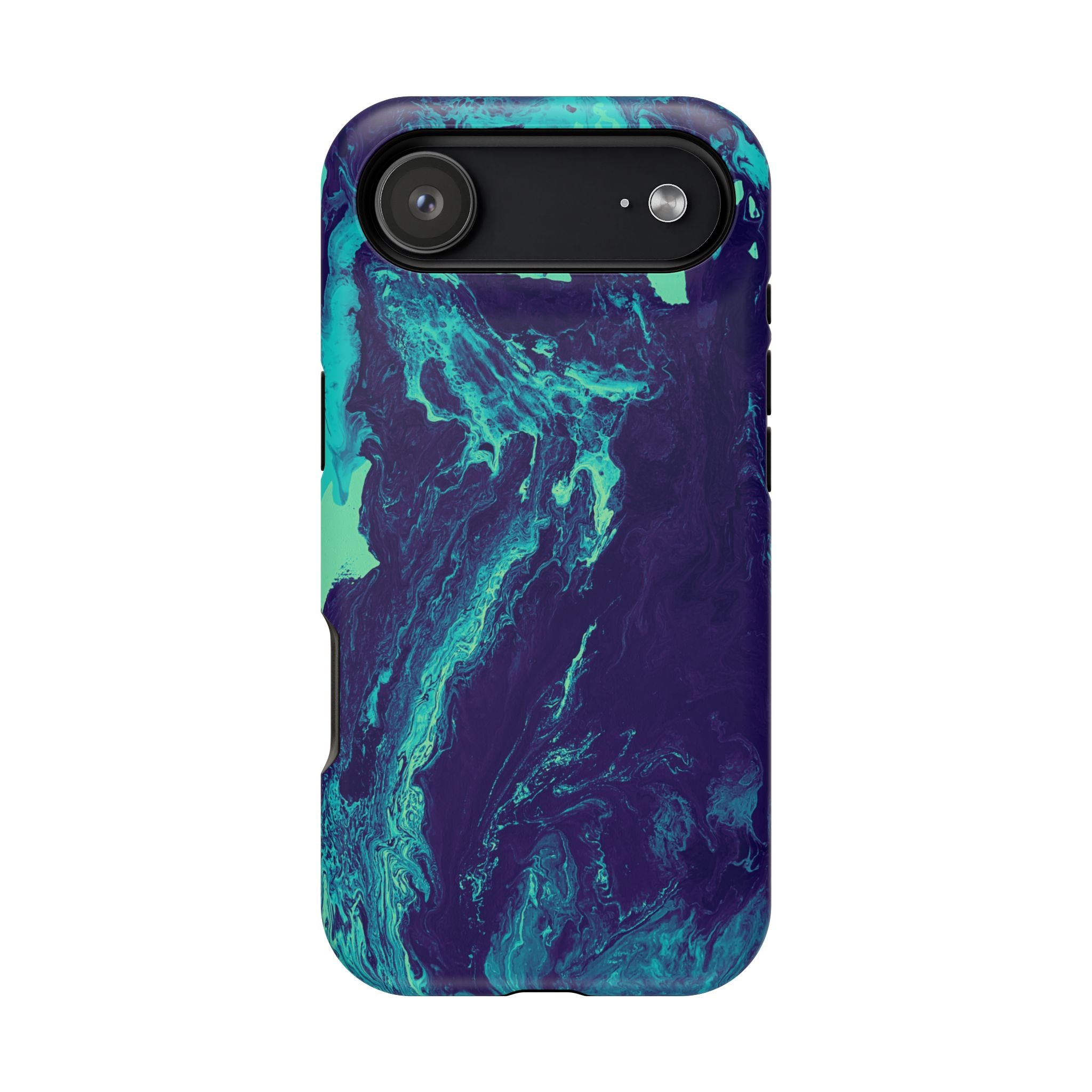 Ocean Collapse X MagSafe iPhone Case – Abstract Art Design, Shockproof for iPhone 14–17 Pro & Pro Max