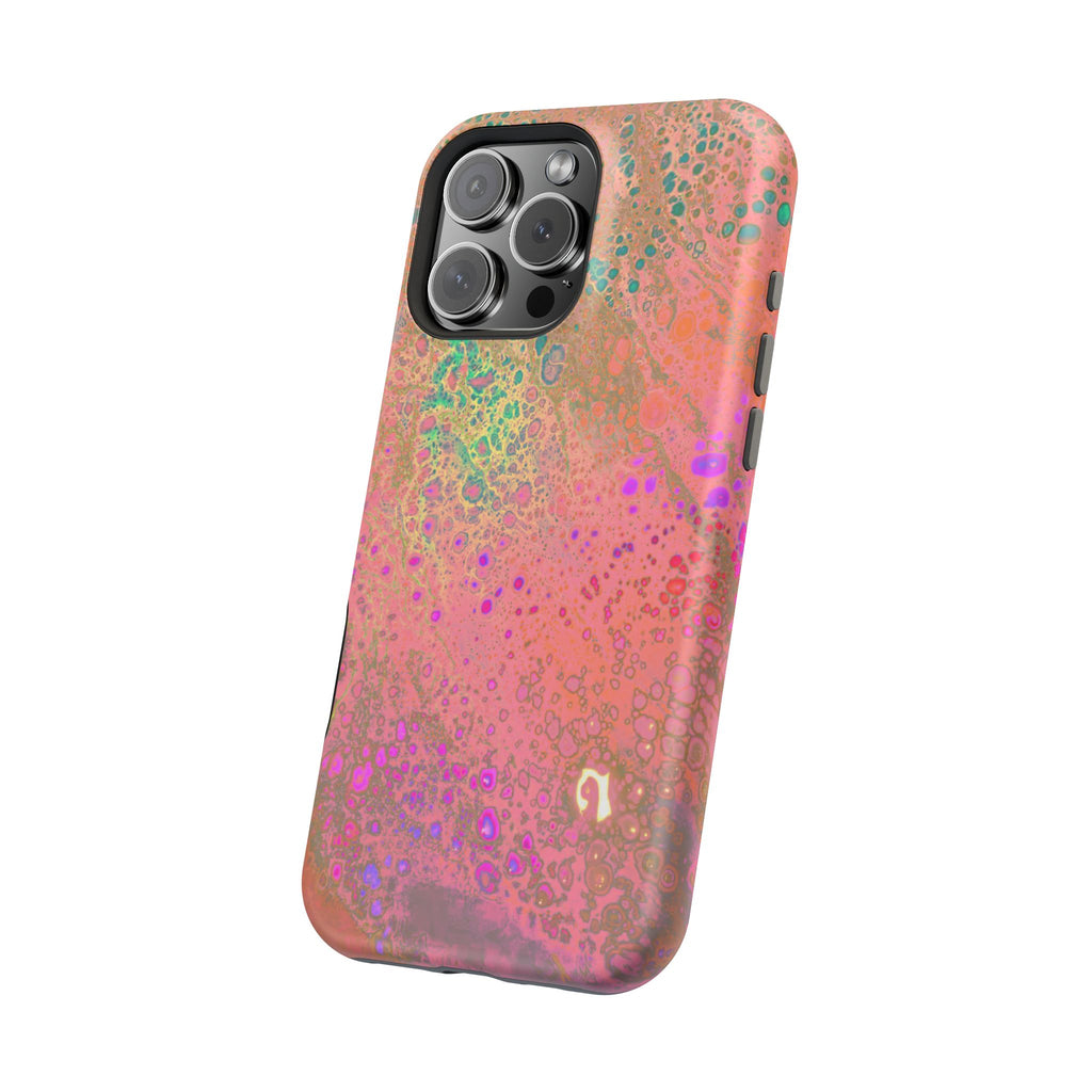 Hypernova Flow MagSafe iPhone Case – Abstract Art Design, Shockproof for iPhone 14–17 Pro & Pro Max
