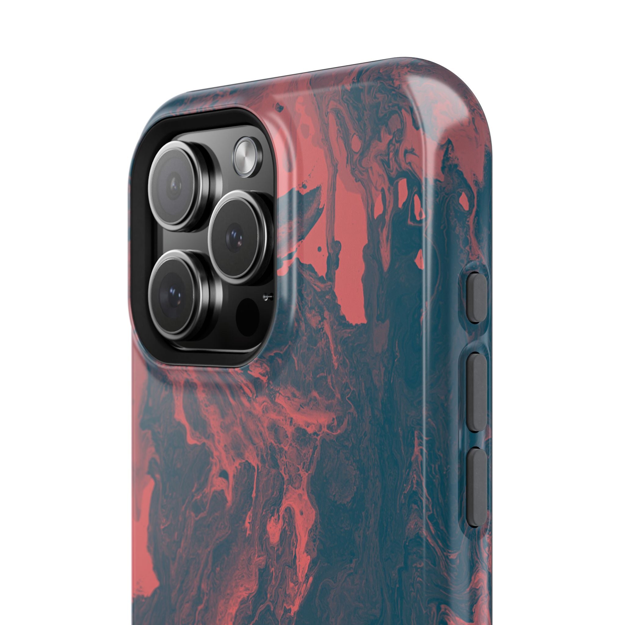 Eclipse Collapse X MagSafe iPhone Case – Abstract Art Design, Shockproof for iPhone 14–17 Pro & Pro Max