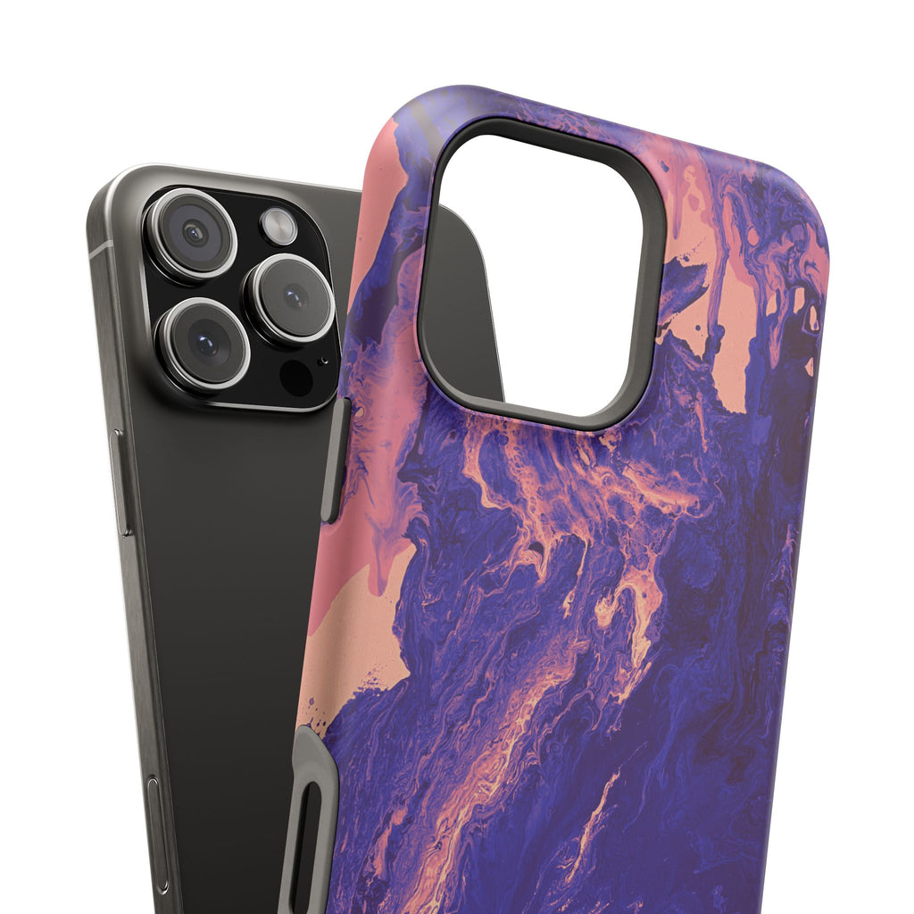 Void Nebula Collapse X MagSafe iPhone Case – Abstract Art Design, Shockproof for iPhone 14–17 Pro & Pro Max