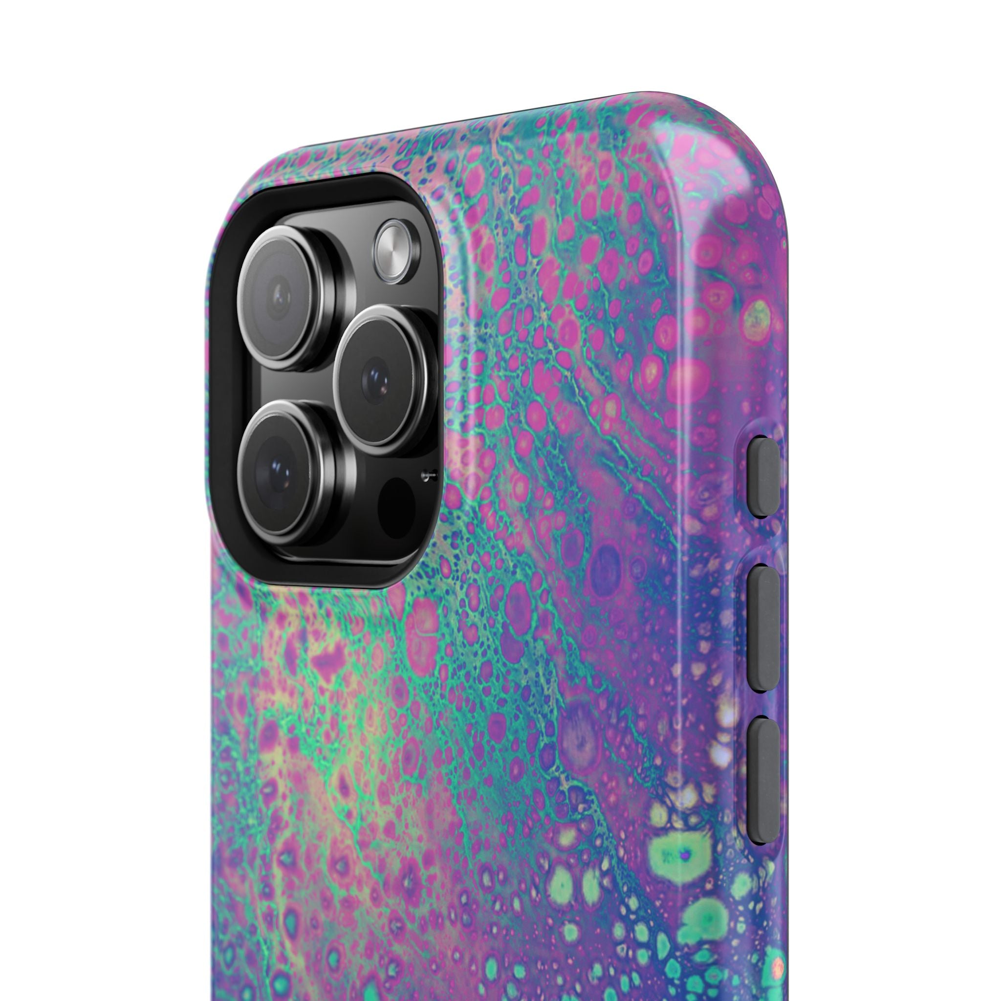 Universe Surge MagSafe iPhone Case – Abstract Art Design, Shockproof for iPhone 14–17 Pro & Pro Max