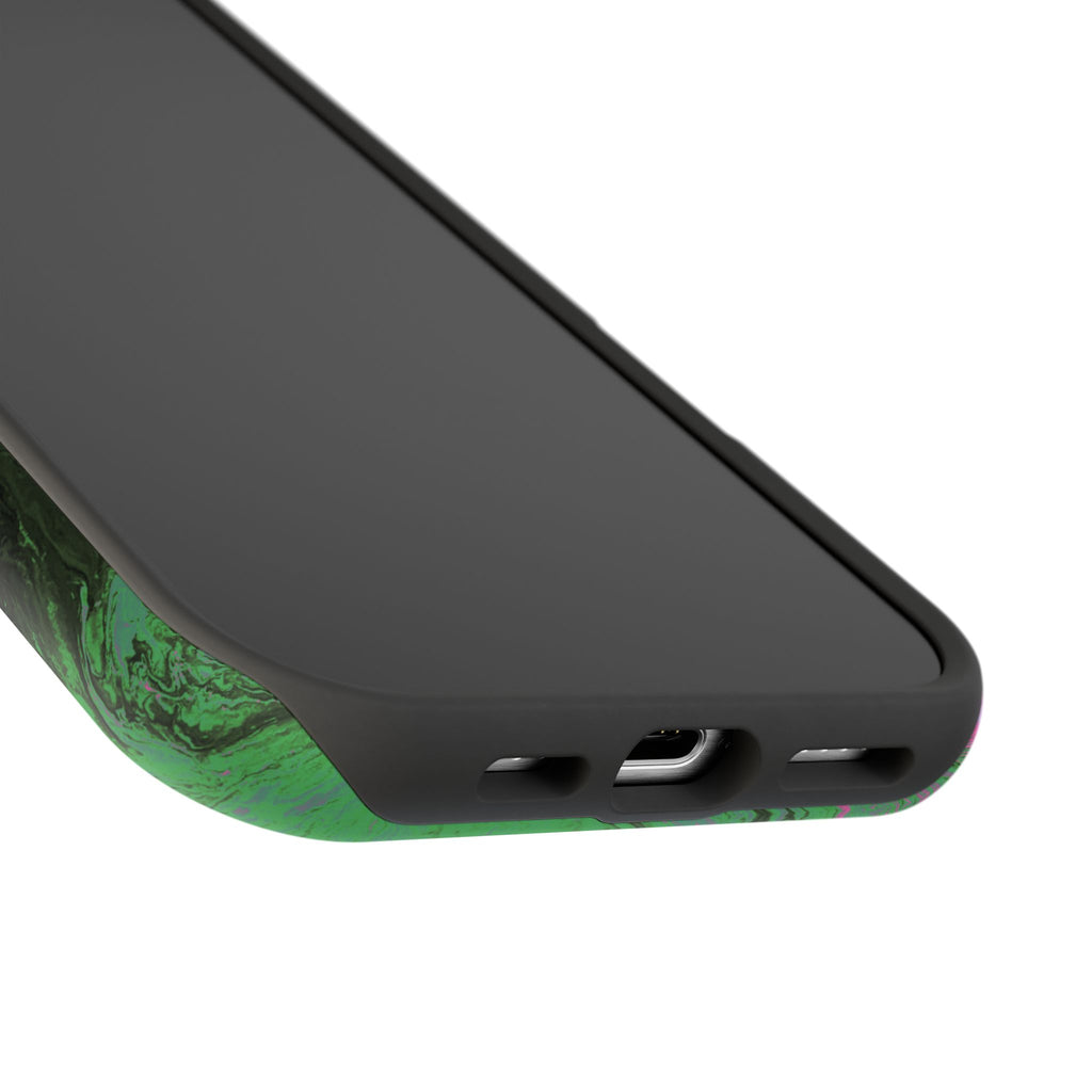 Oblivion Flow X MagSafe iPhone Case – Abstract Art Design, Shockproof for iPhone 14–17 Pro & Pro Max