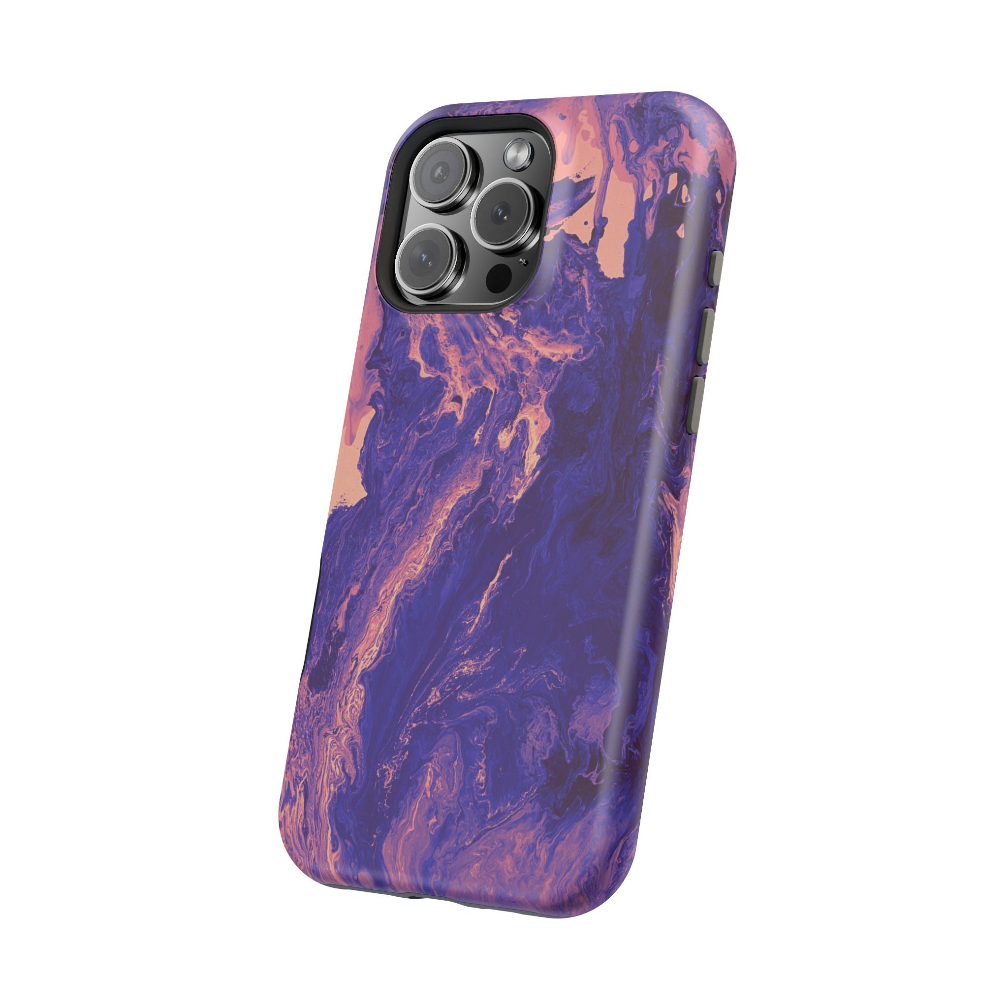 Void Nebula Collapse X MagSafe iPhone Case – Abstract Art Design, Shockproof for iPhone 14–17 Pro & Pro Max